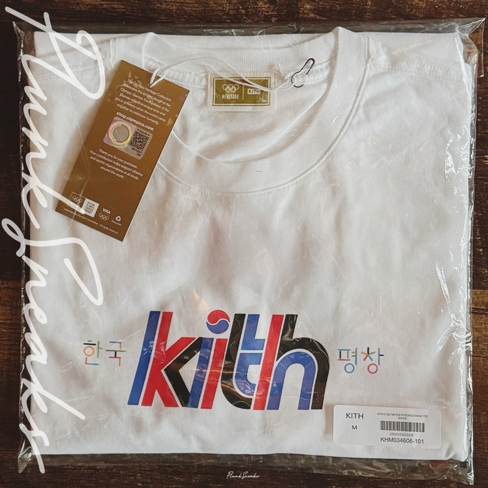 Kith for Olympics Heritage Pyeongchang 2018 Vintage Tee • White • 2026